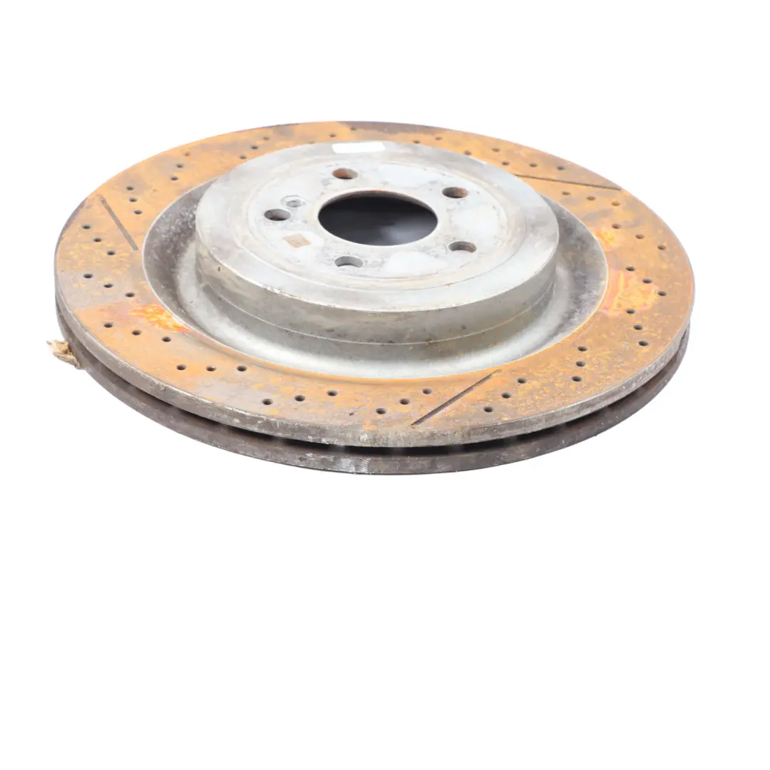 Mercedes S205 R231 Brake Disc Set AMG Rear Left Right Wheel N/O/S Perforated - SKU A2314230212 - Part number A2314230212