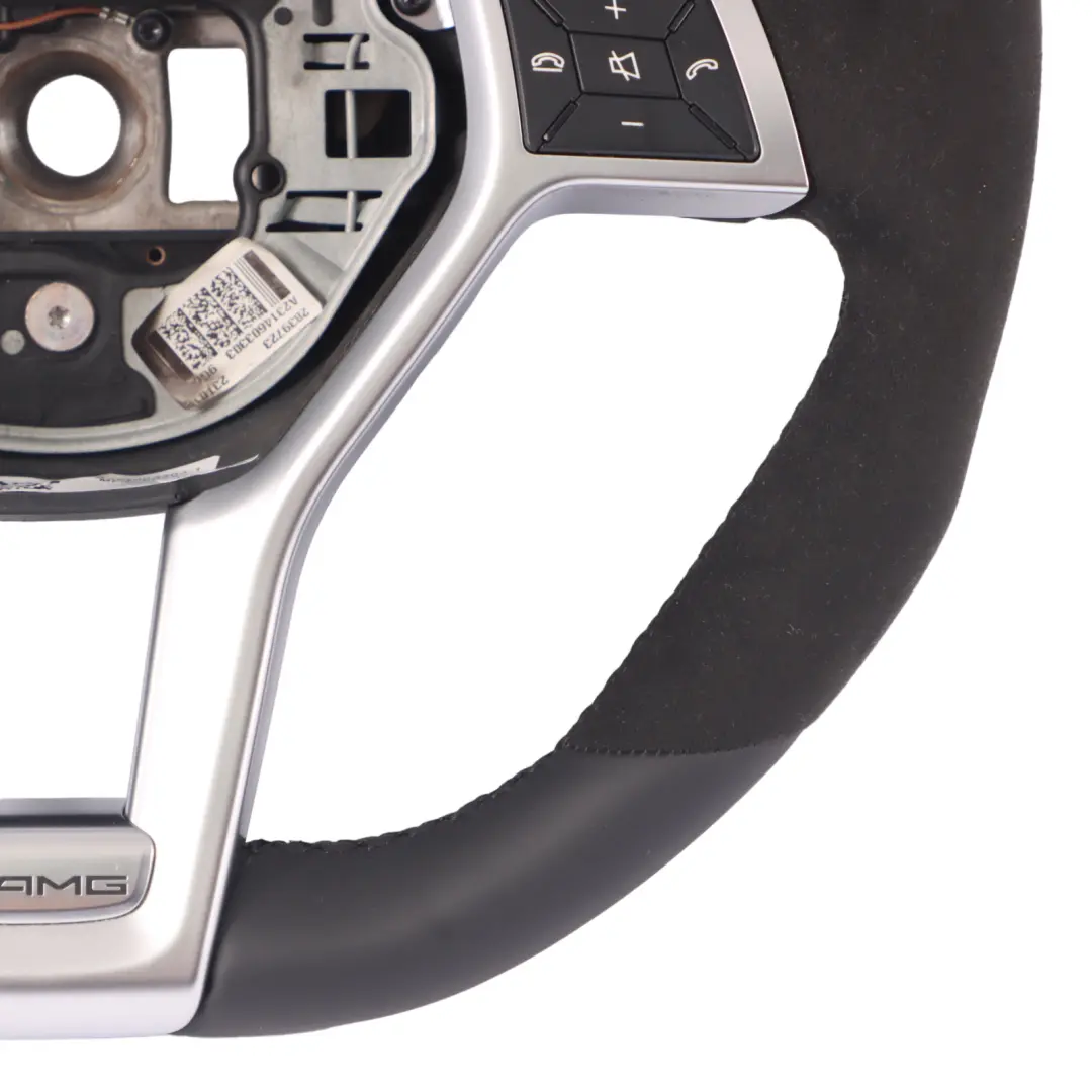 Mercedes SL R231 AMG NEW Black Leather Alcantara Steering Wheel Paddle Shift - SKU A2314603303-1 - Part number A2314603303