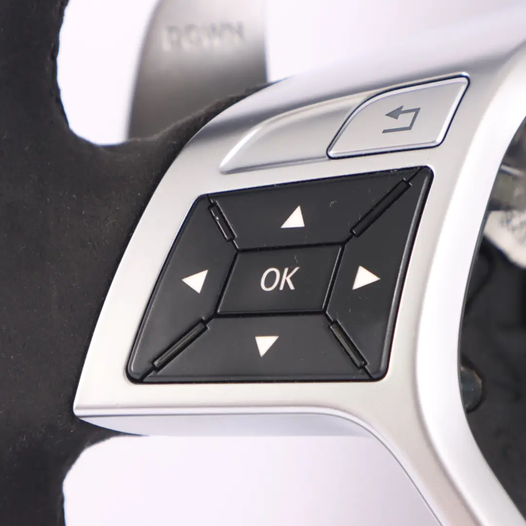 Leather Alcantara Steering Wheel Paddle Shift to Mercedes SL R231 AMG NEW Black with Part number A2314603303 Mercedes SL R231 AMG NEW Black Leather Alcantara Steering Wheel Paddle Shift - SKU A2314603303-1 - Part number A2314603303