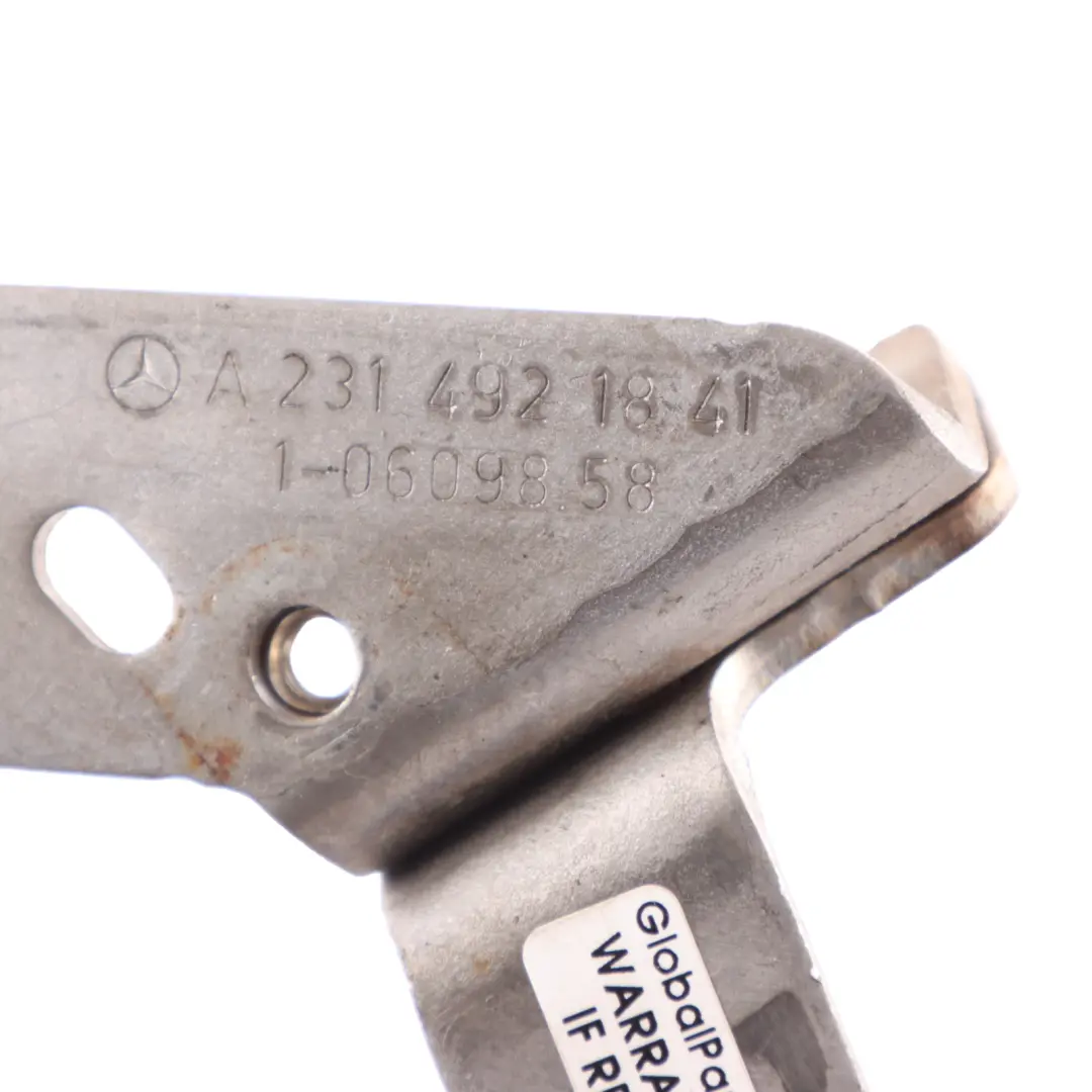 Exhaust System Bracket Support Mount Right O/S to Mercedes SL R231 with Part number A2314921841 Mercedes SL R231 Exhaust System Bracket Support Mount Right O/S - SKU A2314921841 - Part number A2314921841