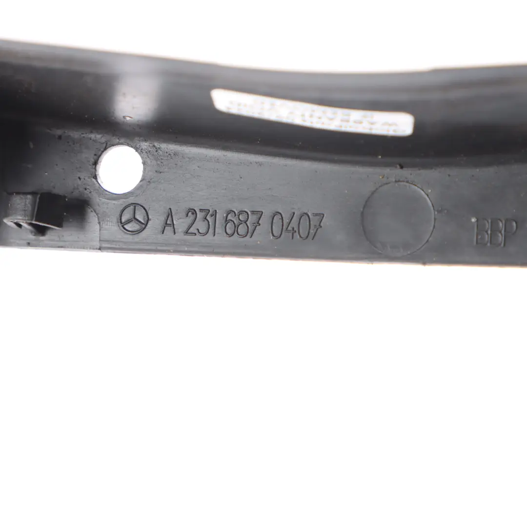 Bay Compartment Cover Trim Panel Partition to Mercedes SL R231 Engine with Part number A2316870407 Mercedes SL R231 Engine Bay Compartment Cover Trim Panel Partition - SKU A2316870407 - Part number A2316870407