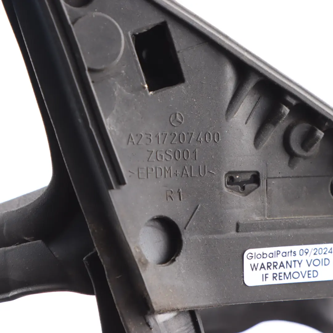 Mercedes SL R231 Door Window Inner Seal Gasket Rail Right O/S - SKU A2317207400 - Part number A2317207400