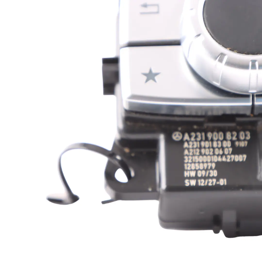 Head Unit Audio Control Unit Switch Button to Mercedes SL R231 with Part number A2319008203 Mercedes SL R231 Head Unit Audio Control Unit Switch Button - SKU A2319008203 - Part number A2319008203