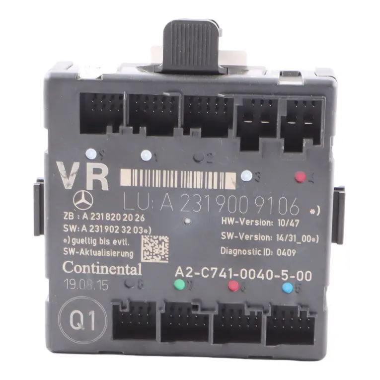 Module Porte Mercedes R231 Module De Commande De Porte Avant Droite pour à propos du numéro de pièce A2319009106 Module Porte Mercedes R231 Module De Commande De Porte Avant Droite - SKU A2319009106 - Numéro de pièce A2319009106