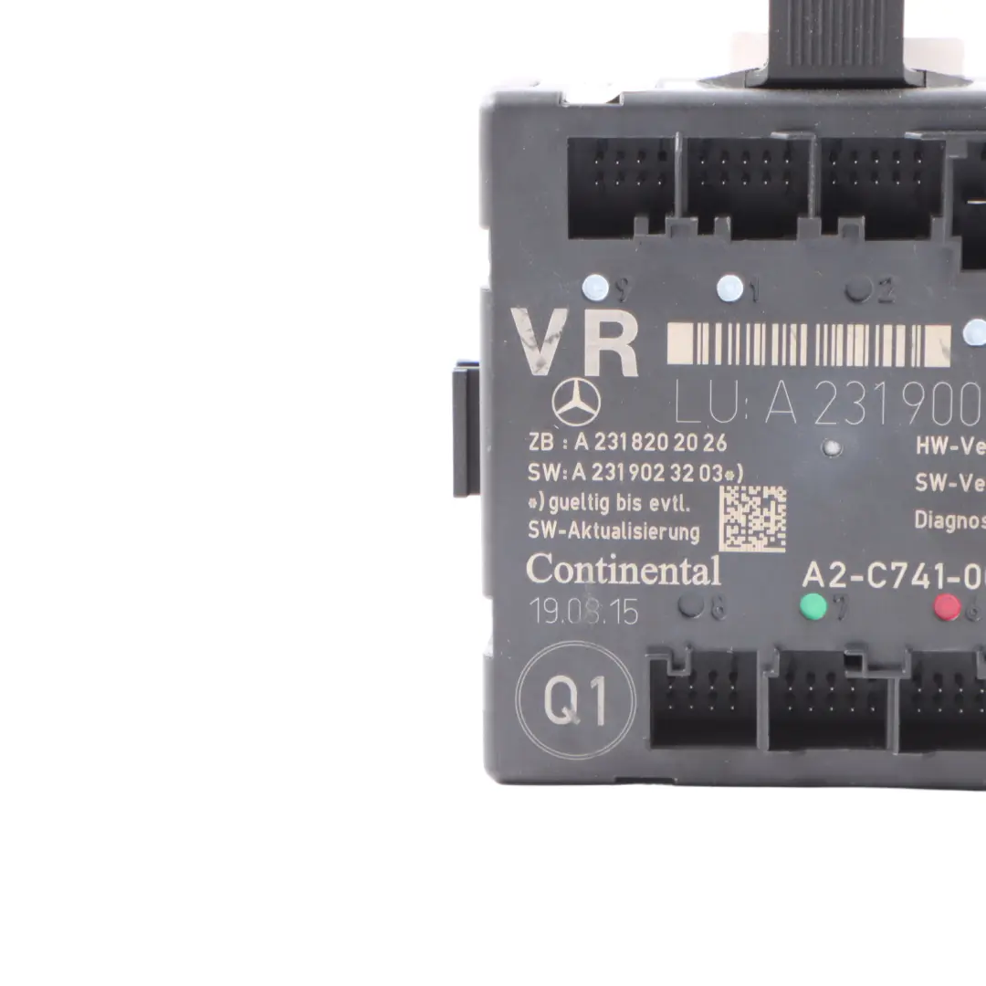 Mercedes R231 Moduł Drzwi Sterujący Drzwi Prawy Przód - SKU A2319009106 - Numer Części A2319009106