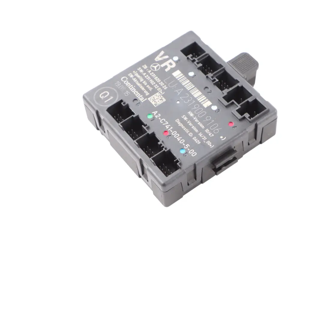 Door Module Mercedes R231 Front Door Right O/S Control Module to with Part number A2319009106 Door Module Mercedes R231 Front Door Right O/S Control Module - SKU A2319009106 - Part number A2319009106