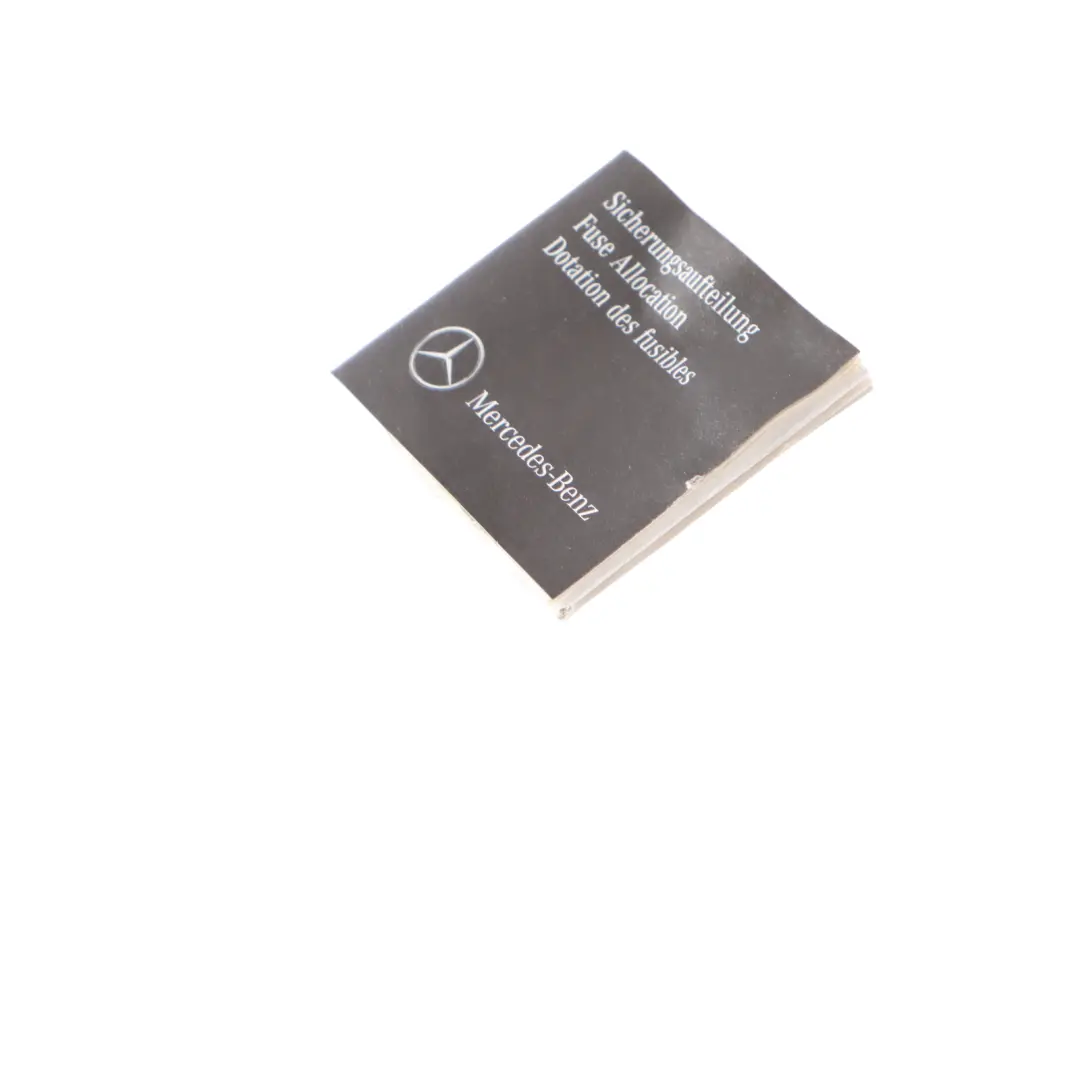 Mercedes W176 Map Card Fuse Box Grouping Diagram - SKU A2465849100 - Part number A2465849100