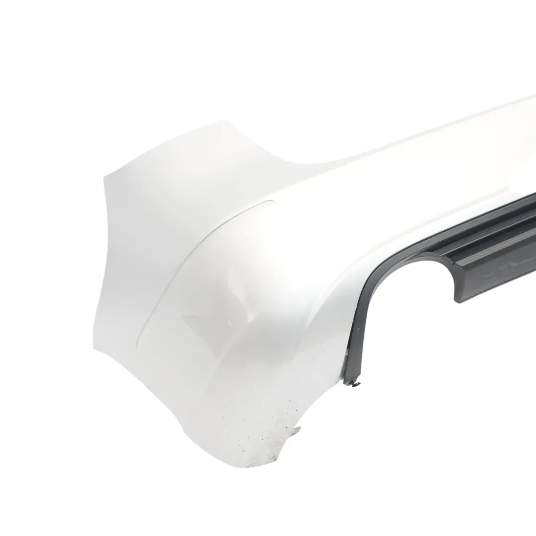 Bumper Rear Trim Panel Cover Polar Silver Metallic - 761 to Mercedes W246 with Part number A2468803440 Mercedes W246 Bumper Rear Trim Panel Cover Polar Silver Metallic - 761 - SKU A2468803440-PLS - Part number A2468803440