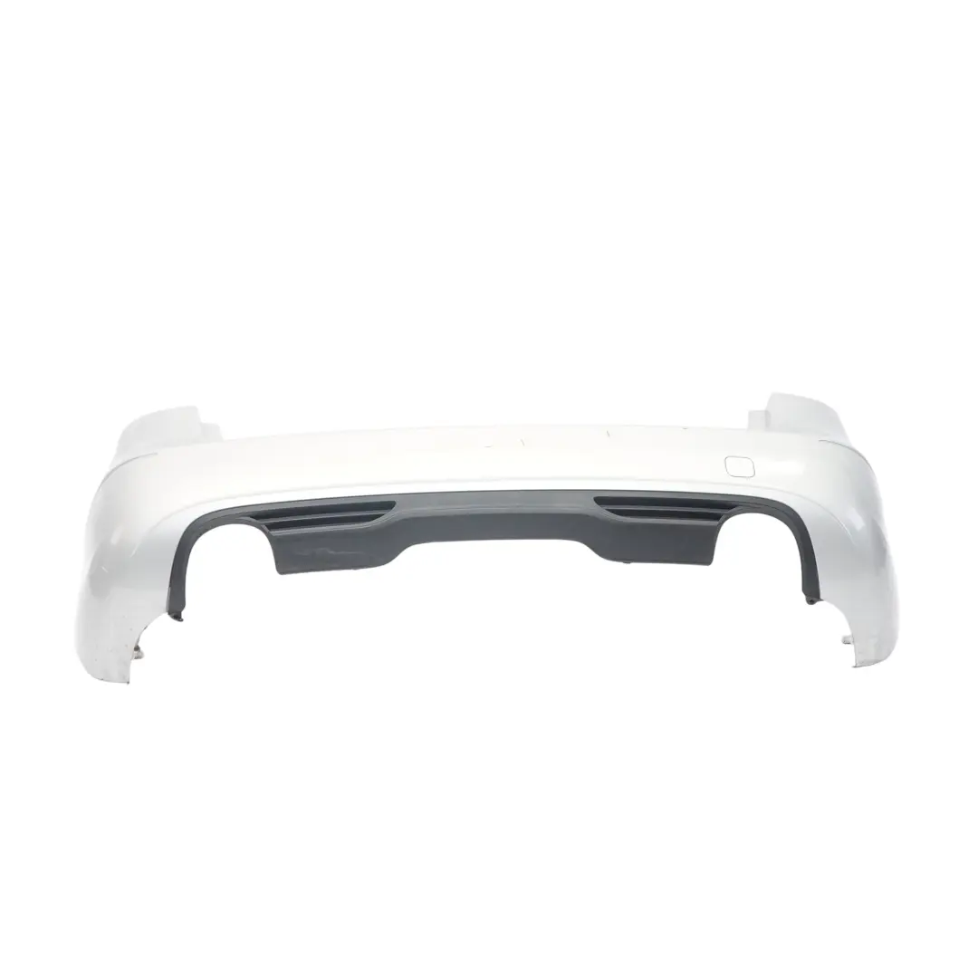 Bumper Rear Trim Panel Cover Polar Silver Metallic - 761 to Mercedes W246 with Part number A2468803440 Mercedes W246 Bumper Rear Trim Panel Cover Polar Silver Metallic - 761 - SKU A2468803440-PLS - Part number A2468803440