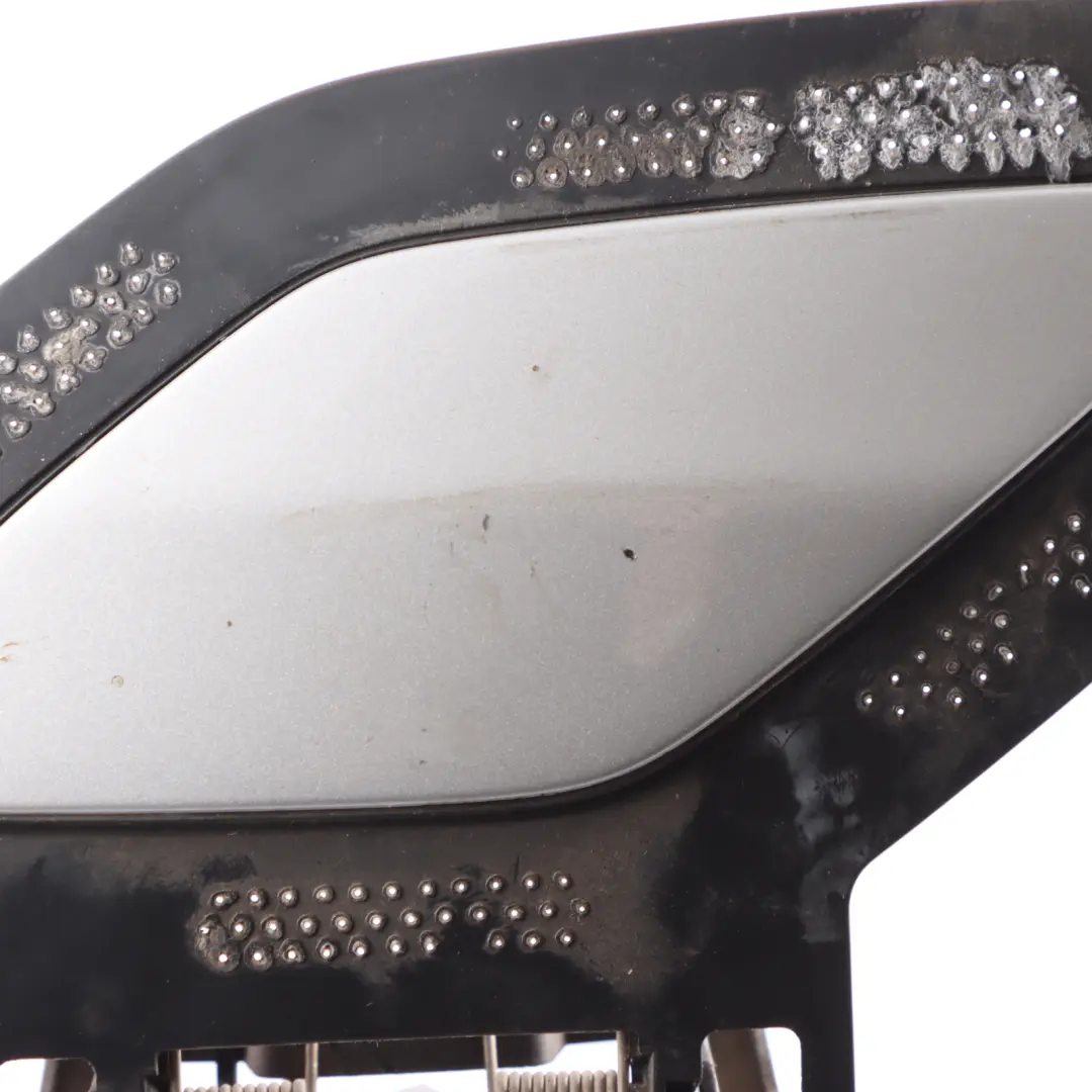 Bumper Lamp Washer Nozzle Left N/S Cover Trim Polar Silver 761 to Mercedes W246 with Part number A2468850822 Mercedes W246 Bumper Lamp Washer Nozzle Left N/S Cover Trim Polar Silver 761 - SKU A2468850822-PLS - Part number A2468850822