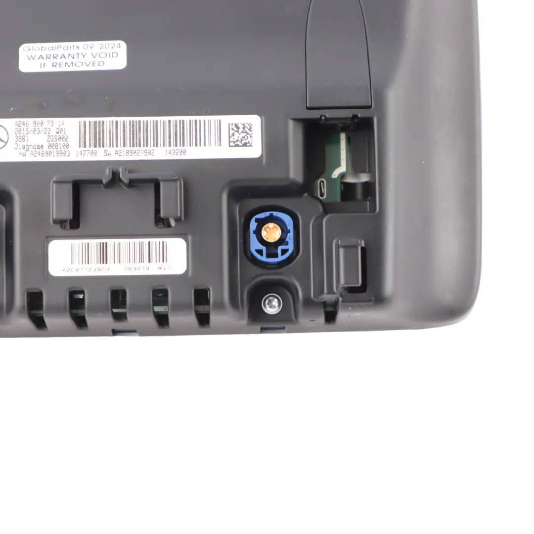 Mercedes CLA C117 Central Display Screen Multimedia Sat Nav Unit - SKU A2469007314 - Part number A2469007314