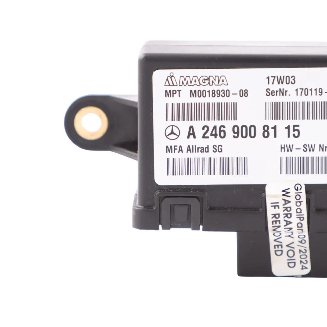 Mercedes W176 W246 Caja Cambios Módulo Control Transferencia ECU - SKU A2469008115 - Número de pieza A2469008115