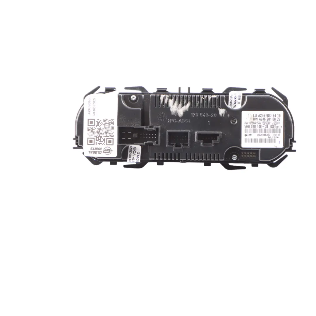 Mercedes W176 W246 Heater Climate Control Switch Panel - SKU A2469008415-1 - Part number A2469008415