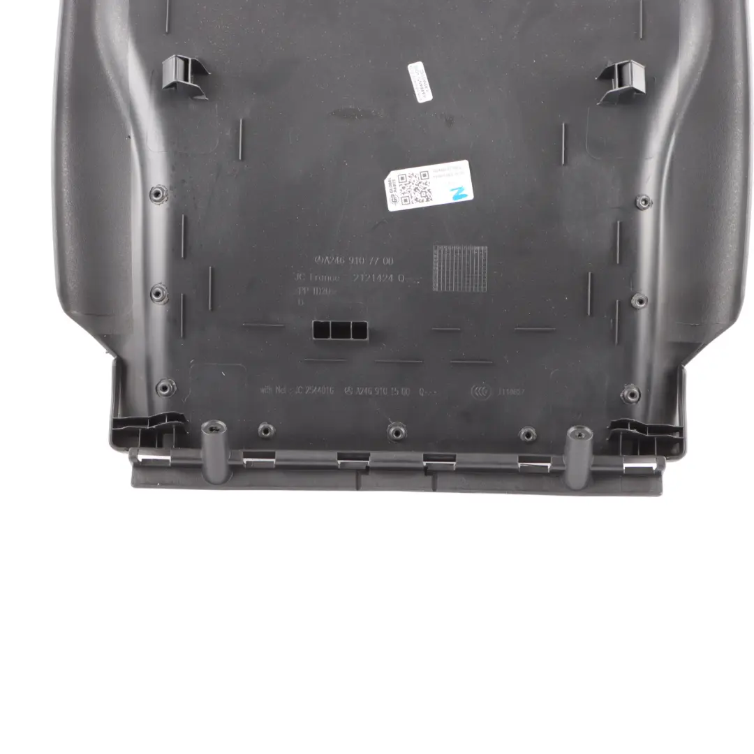 Rivestimento pannello sedili anteriori Nero per Mercedes W176 W246 con numero di parte A2469107700 Mercedes W176 W246 Rivestimento pannello sedili anteriori Nero - SKU A2469107700-2 - Numero di parte A2469107700