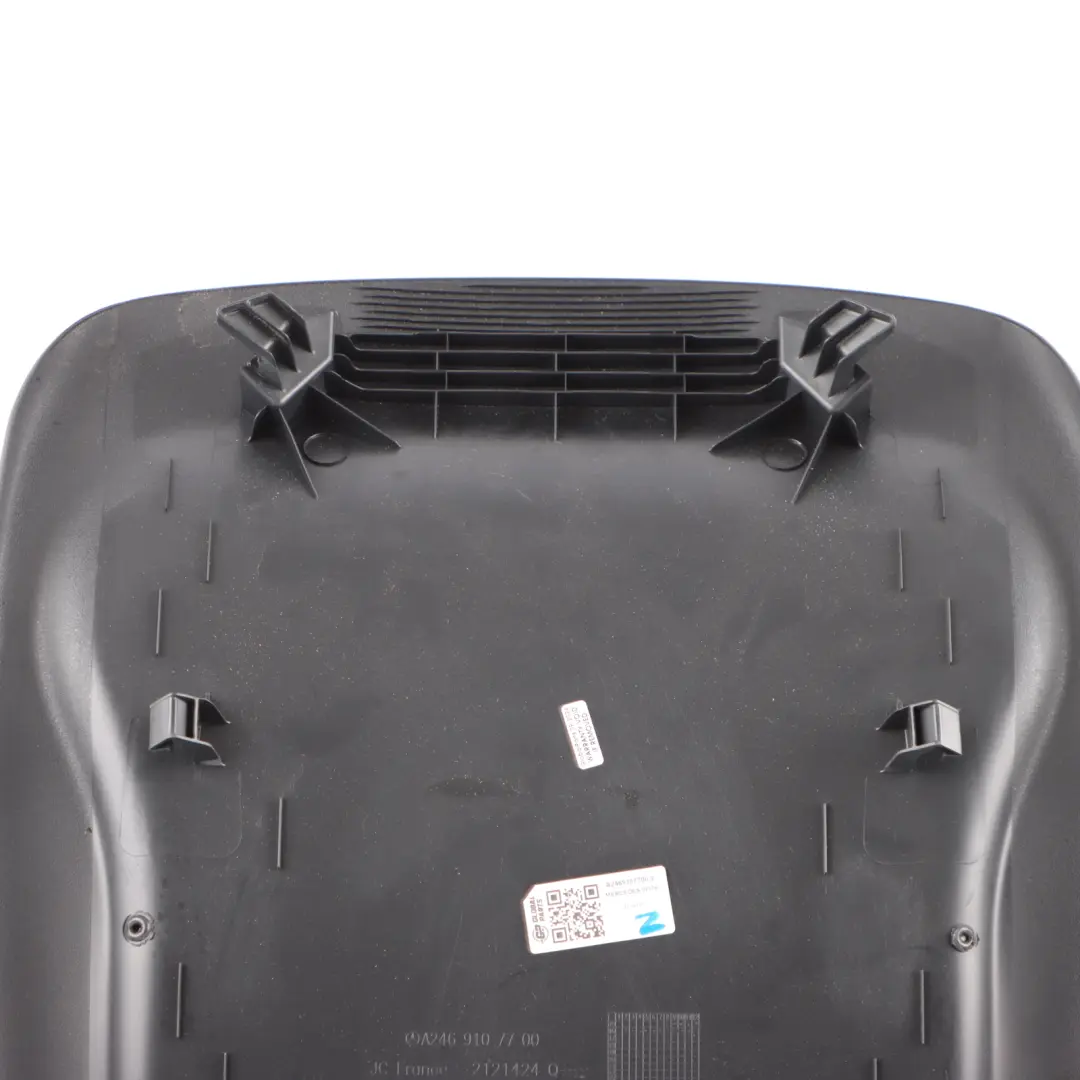 Rivestimento pannello sedili anteriori Nero per Mercedes W176 W246 con numero di parte A2469107700 Mercedes W176 W246 Rivestimento pannello sedili anteriori Nero - SKU A2469107700-2 - Numero di parte A2469107700