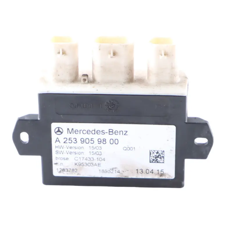 Module Commande D'ouverture Intelligente Couvercle pour Mercedes W205 à propos du numéro de pièce A2539059800 Mercedes W205 Module Commande D'ouverture Intelligente Couvercle - SKU A2539059800 - Numéro de pièce A2539059800