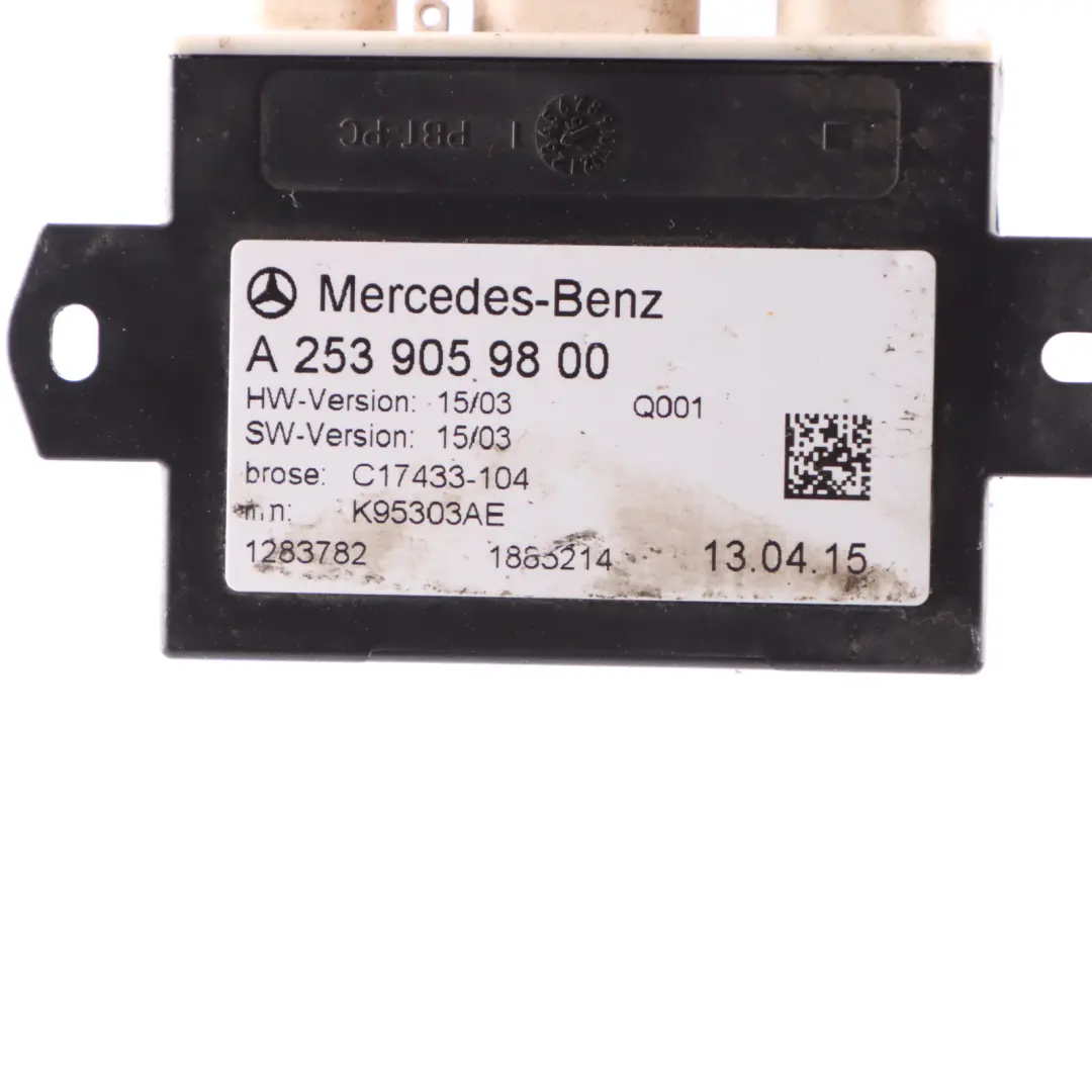 Moduł Sterowania Klapą Bagażnika Tylną do Mercedes W205 o numerze A2539059800 Mercedes W205 Moduł Sterowania Klapą Bagażnika Tylną - SKU A2539059800 - Numer Części A2539059800