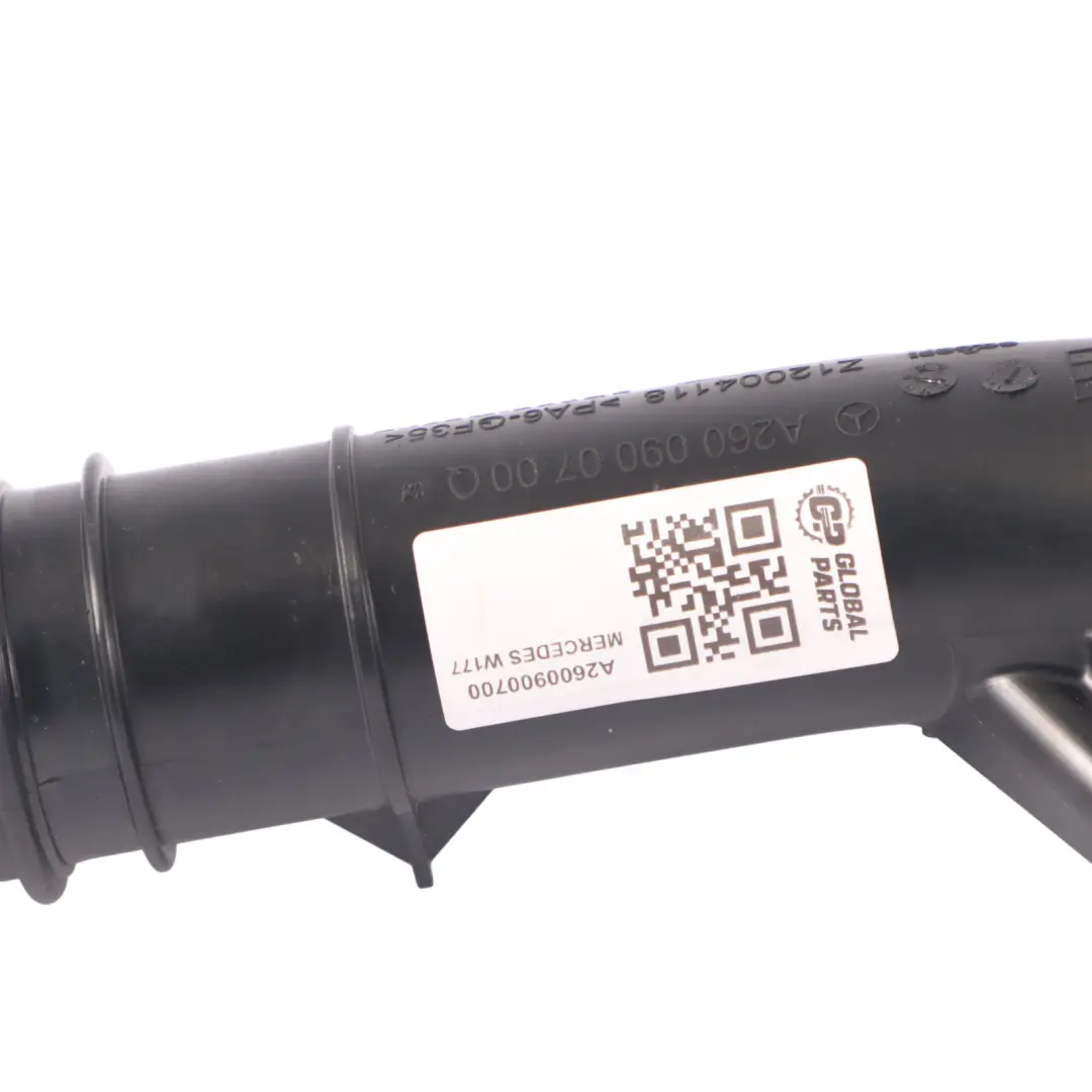 M260 Collettore Aria Turbocompressore Tubo Flessibile per Mercedes W177 con numero di parte A2600900700 Mercedes W177 M260 Collettore Aria Turbocompressore Tubo Flessibile - SKU A2600900700 - Numero di parte A2600900700