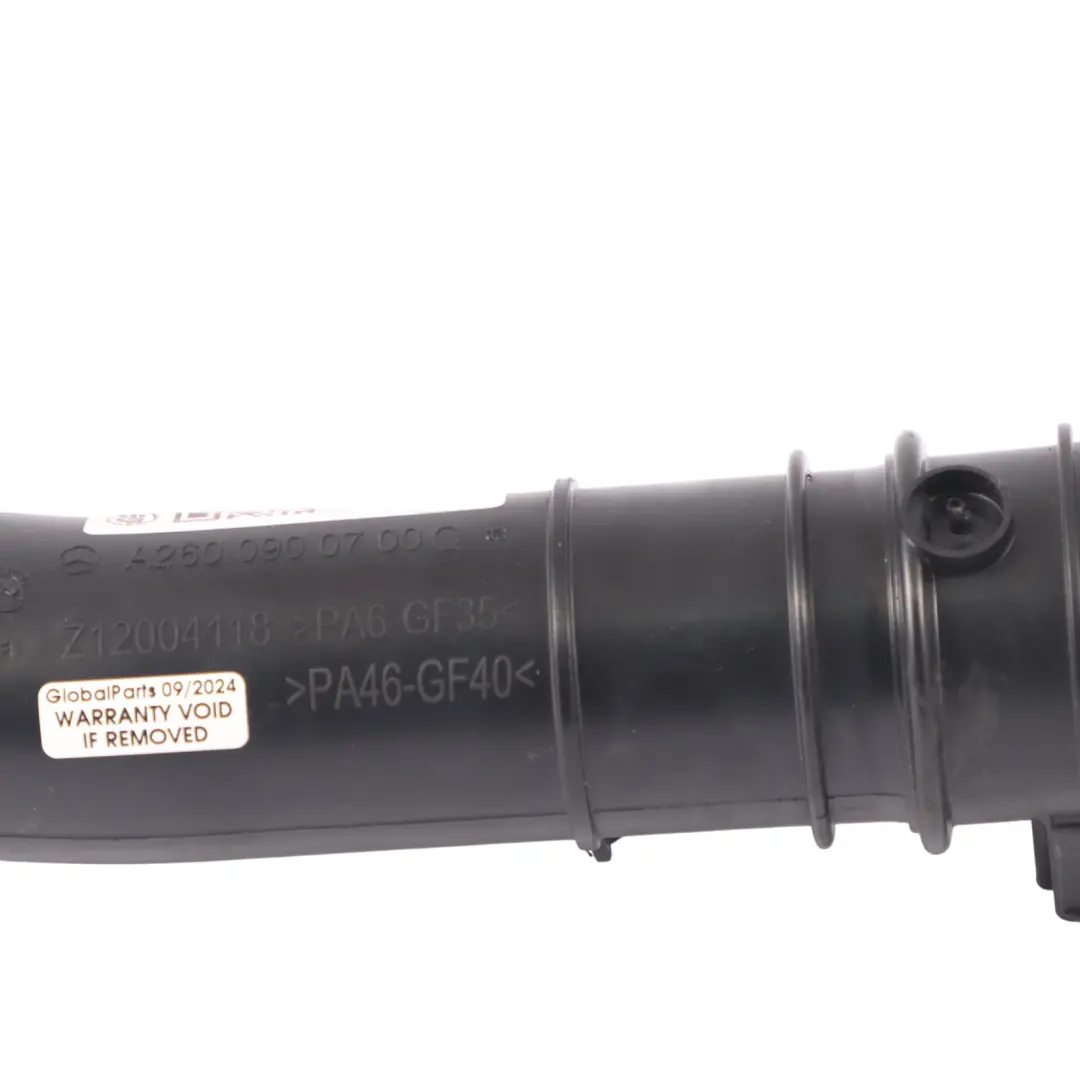 M260 Wąż Turbosprężarki do Mercedes W177 o numerze A2600900700 Mercedes W177 M260 Wąż Turbosprężarki - SKU A2600900700 - Numer Części A2600900700
