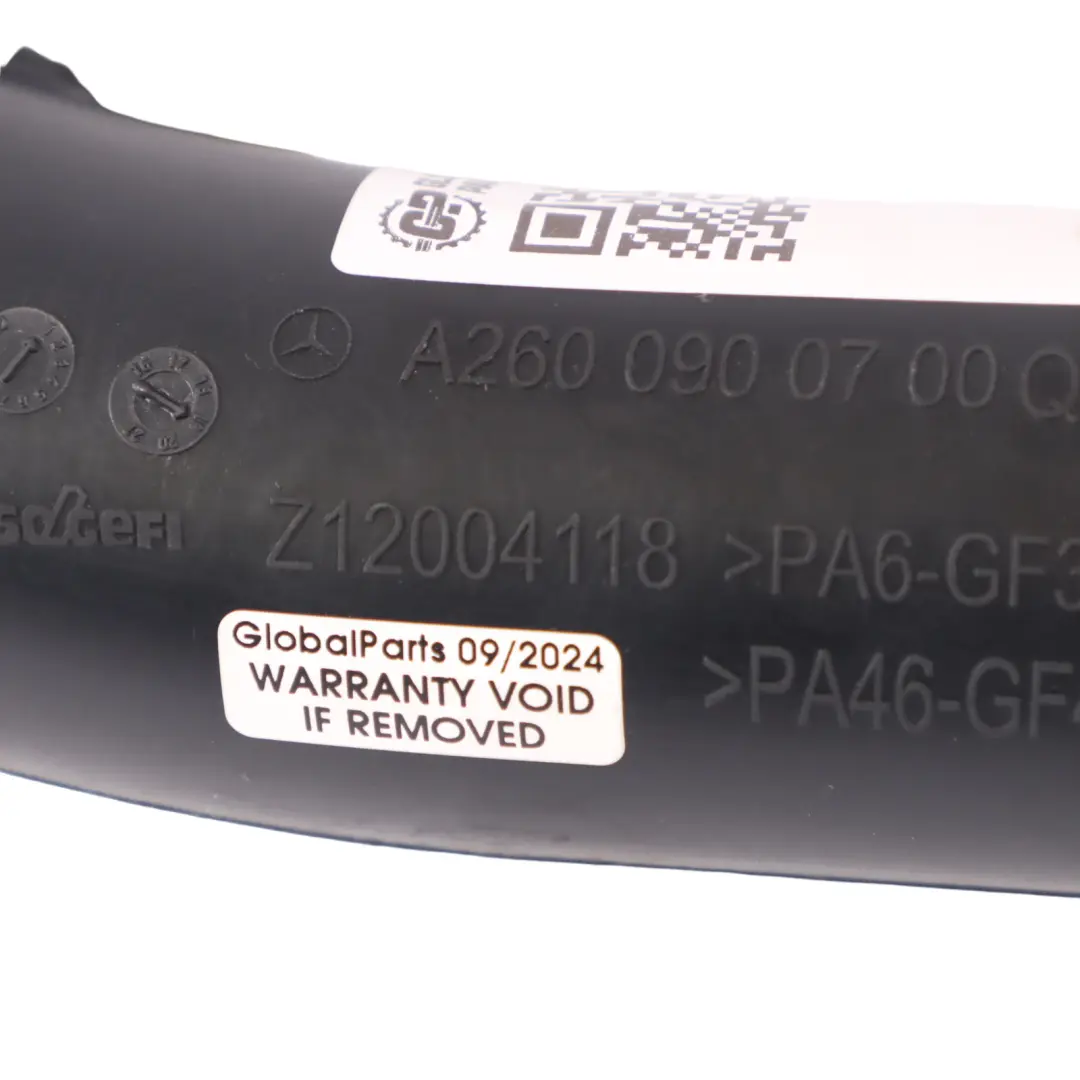 Mercedes W177 M260 Tube Tuyau Collecteur D'air Turbocompresseur - SKU A2600900700 - Numéro de pièce A2600900700