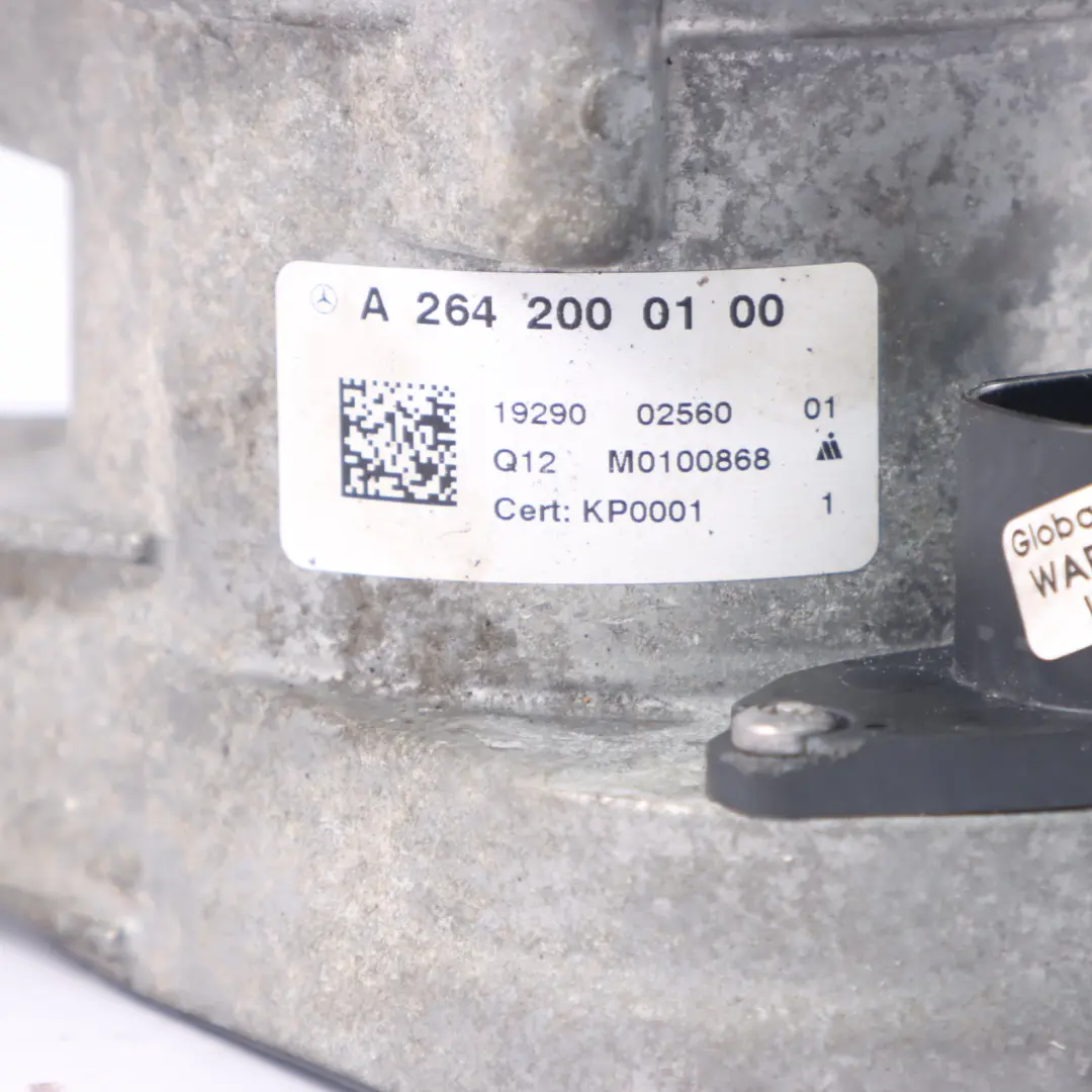 M264 Petrol Engine Electric Water Coolant Pump to Mercedes W205 with Part number A2642000100 Mercedes W205 M264 Petrol Engine Electric Water Coolant Pump - SKU A2642000100 - Part number A2642000100