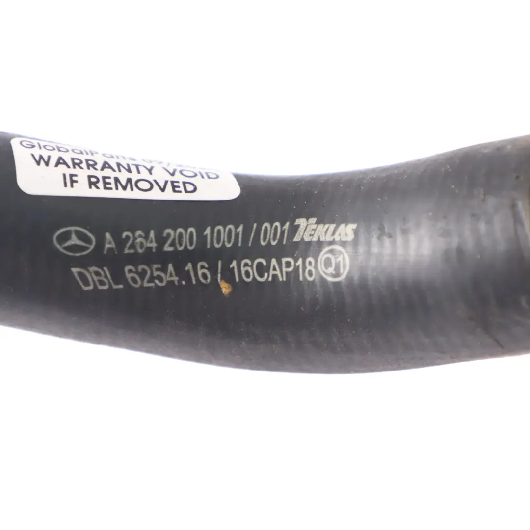 Water Hose Engine Coolant Cooling Pipe Line M264 to Mercedes W205 with Part number A2642001001 Mercedes W205 Water Hose Engine Coolant Cooling Pipe Line M264 - SKU A2642001001 - Part number A2642001001
