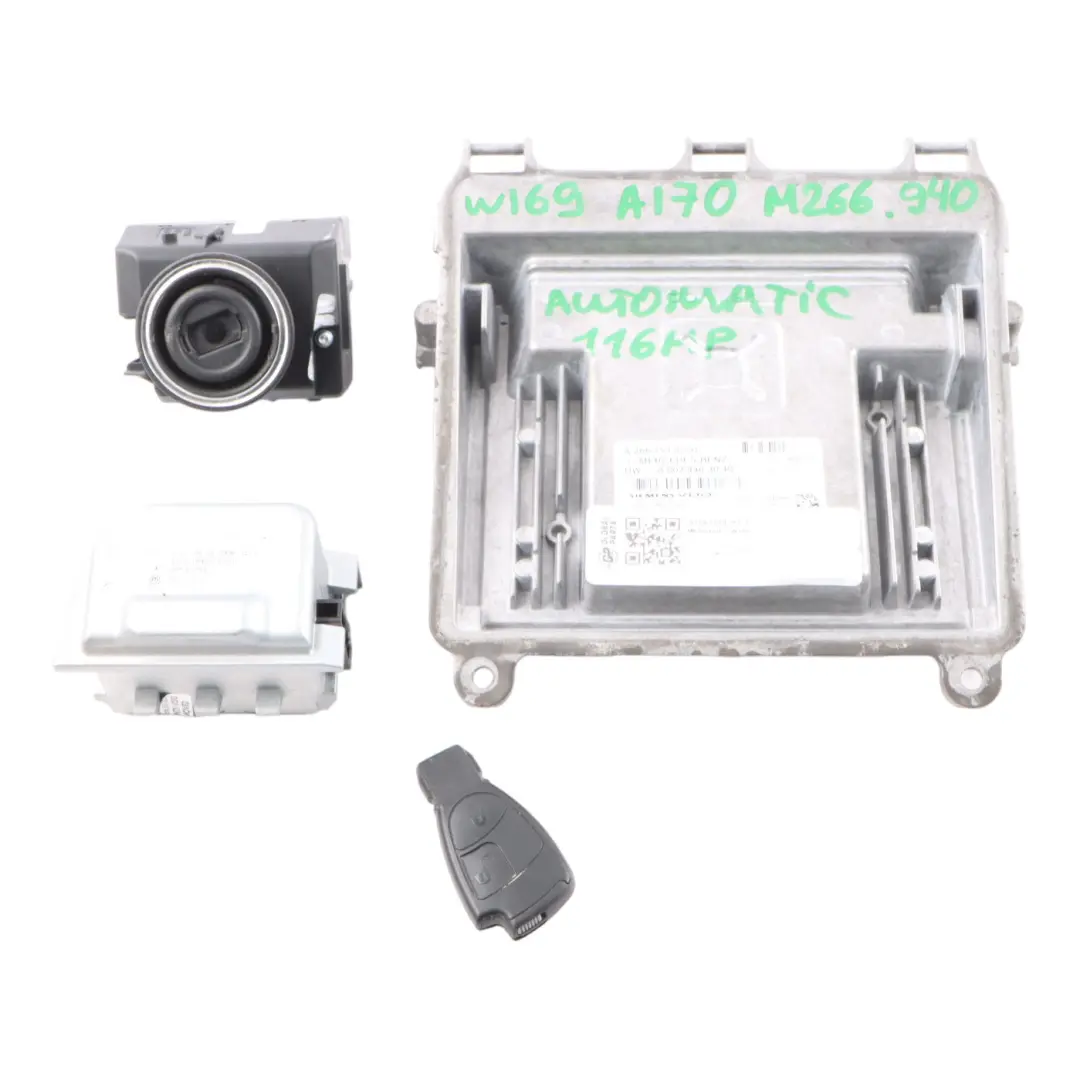 A170 266.940 Engine Control ECU Kit Key Lock Automatic to Mercedes W169 with Part number A2661530791 Mercedes W169 A170 266.940 Engine Control ECU Kit Key Lock Automatic - SKU A2661530791-1 - Part number A2661530791