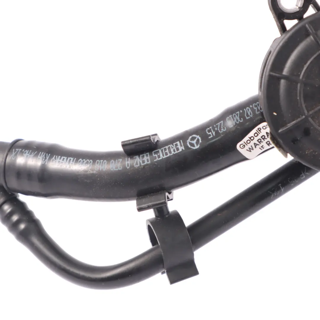 M270 Tubo Spurgo Separatore Olio Aspirazione per Mercedes W176 con numero di parte A2700180300 Mercedes W176 M270 Tubo Spurgo Separatore Olio Aspirazione - SKU A2700180300 - Numero di parte A2700180300