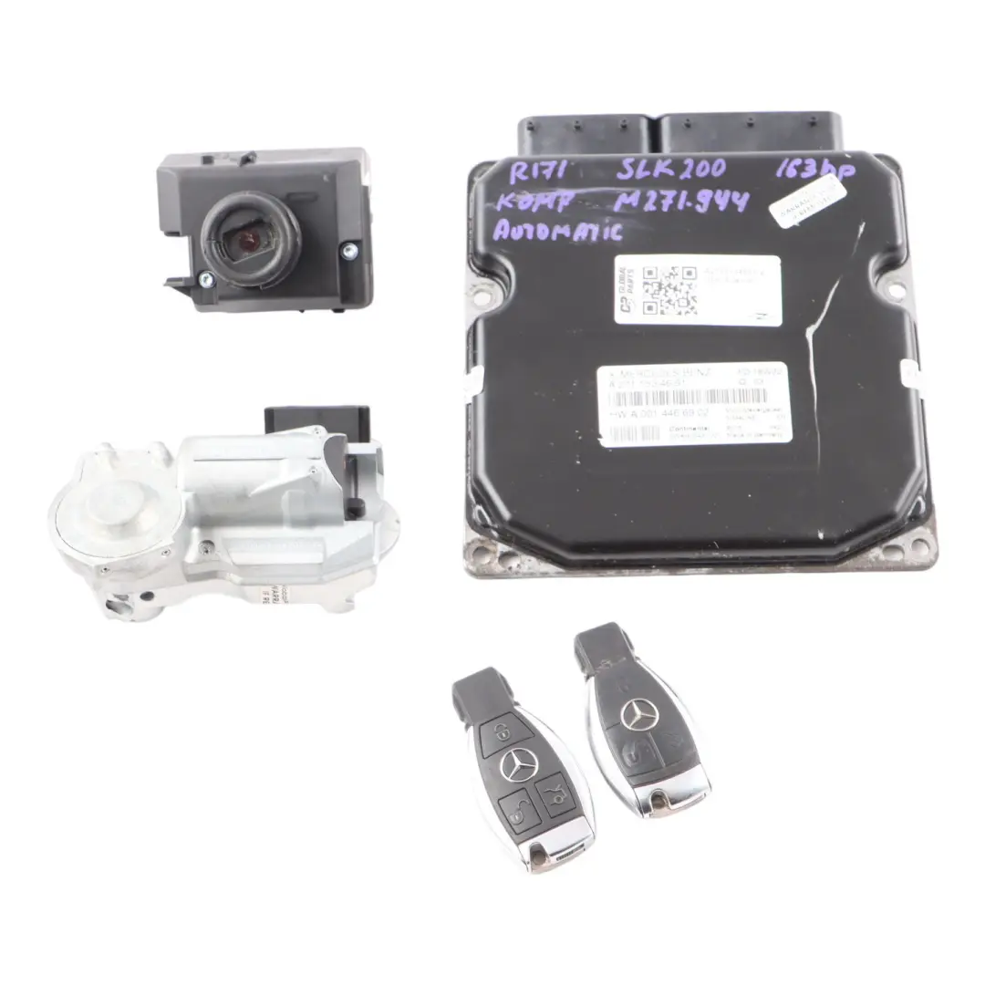 Mercedes SLK200 R171 271.944 163HP Engine ECU Kit Key Lock Automatic - SKU A2711534691-2 - Part number A2711534691