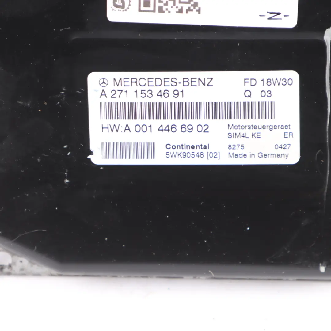 SLK200 R171 271.944 163HP Engine ECU Kit Key Lock Automatic to Mercedes with Part number A2711534691 Mercedes SLK200 R171 271.944 163HP Engine ECU Kit Key Lock Automatic - SKU A2711534691-2 - Part number A2711534691