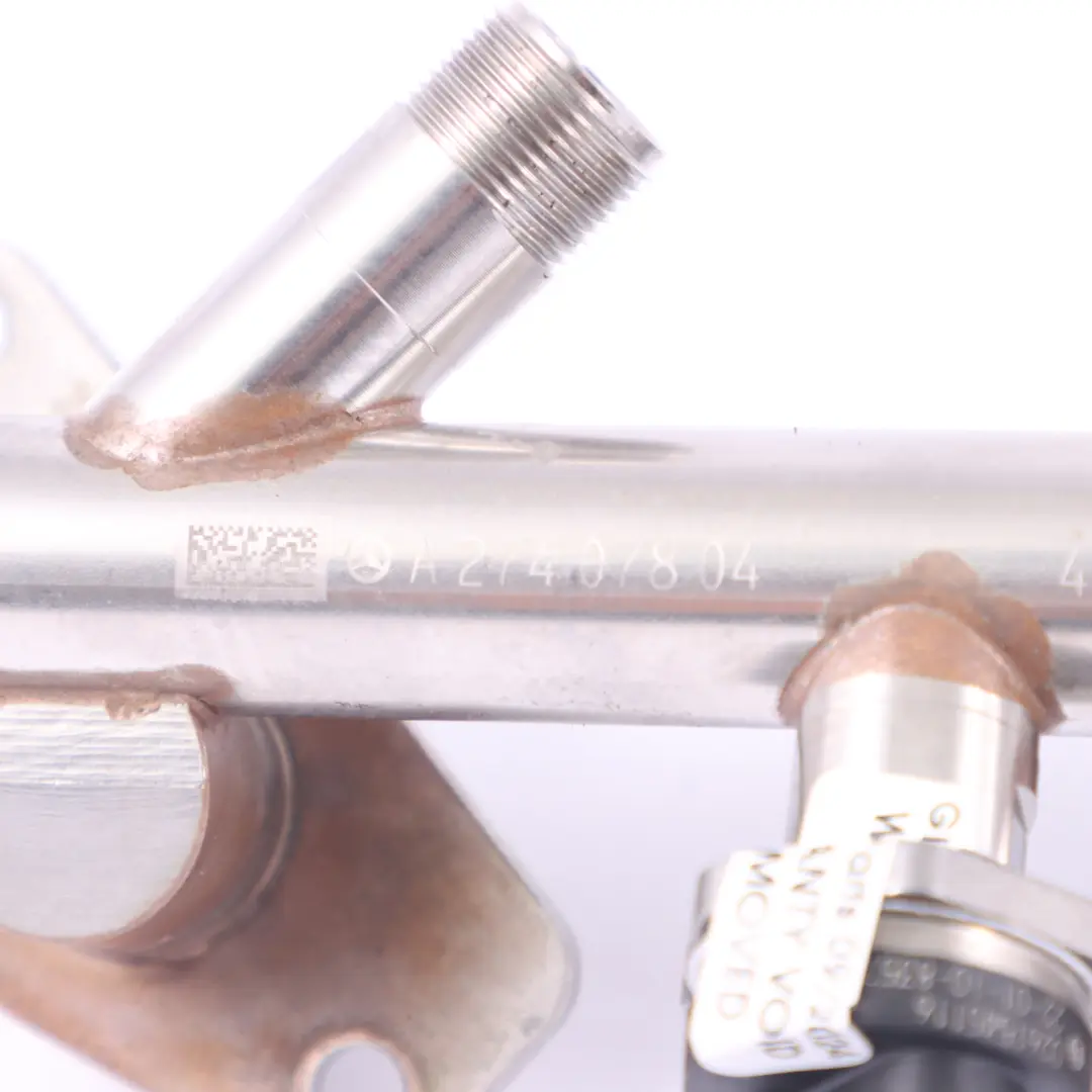 Mercedes W205 M274 Petrol Fuel Injectors Injection Rail Line Pipe - SKU A2740701095-1 - Part number A2740701095