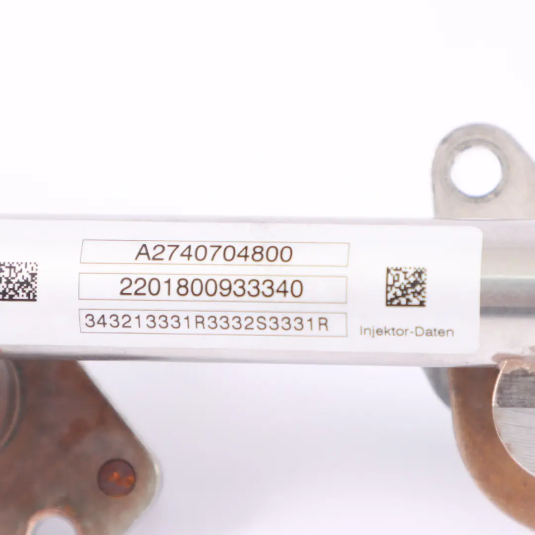 Mercedes W205 M274 Petrol Fuel Injectors Injection Rail Line Pipe - SKU A2740701095-1 - Part number A2740701095