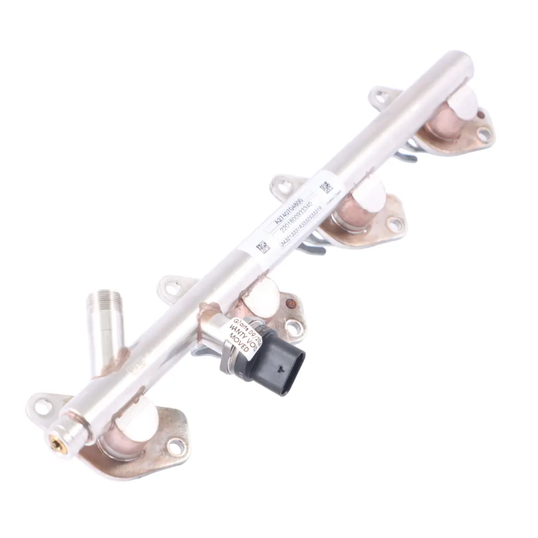 Mercedes W205 M274 Petrol Fuel Injectors Injection Rail Line Pipe - SKU A2740701095-1 - Part number A2740701095
