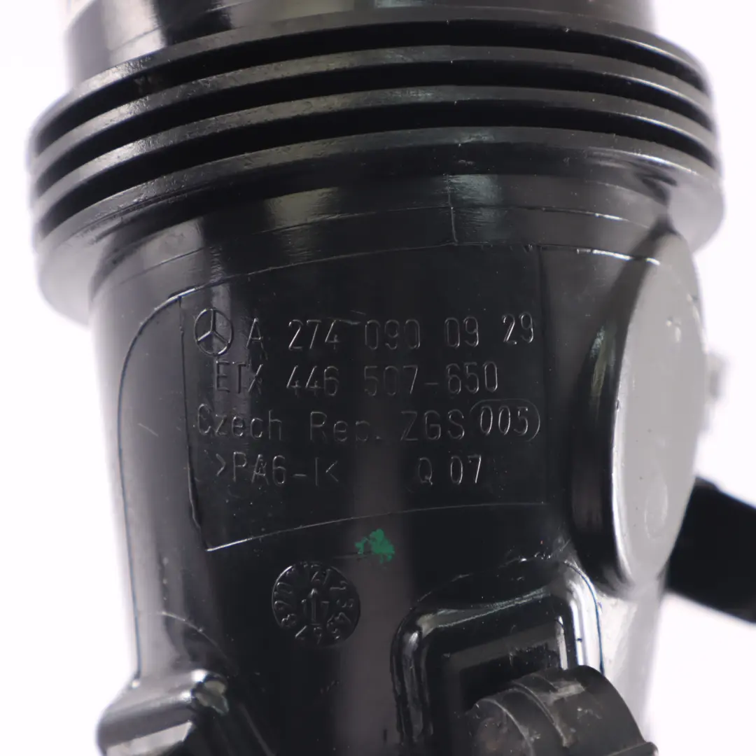 Rura Wąż Przewód Powietrza do Mercedes C140 o numerze A2740900929 Mercedes C140 Rura Wąż Przewód Powietrza - SKU A2740900929 - Numer Części A2740900929