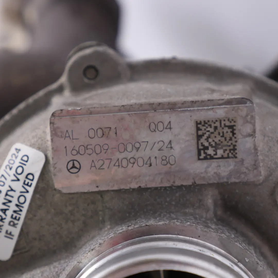 Motore Turbocompressore Turbo Charger per Mercedes X253 con numero di parte A2740903300 Mercedes X253 Motore Turbocompressore Turbo Charger - SKU A2740903300 - Numero di parte A2740903300