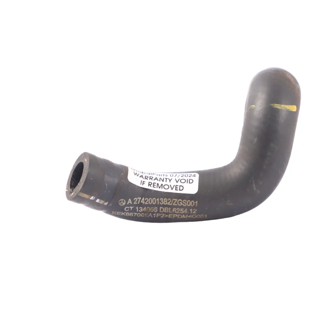  Cooling Line Mercedes W204 W212 C253 Water Pipes Hoses Coolant - SKU A2742001382 - Part number A2742001382