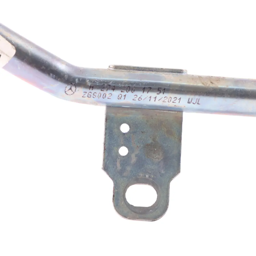 Mercedes W204 M274 Motor Refrigerante Tubo de Agua Manguera - SKU A2742001751 - Número de pieza A2742001751
