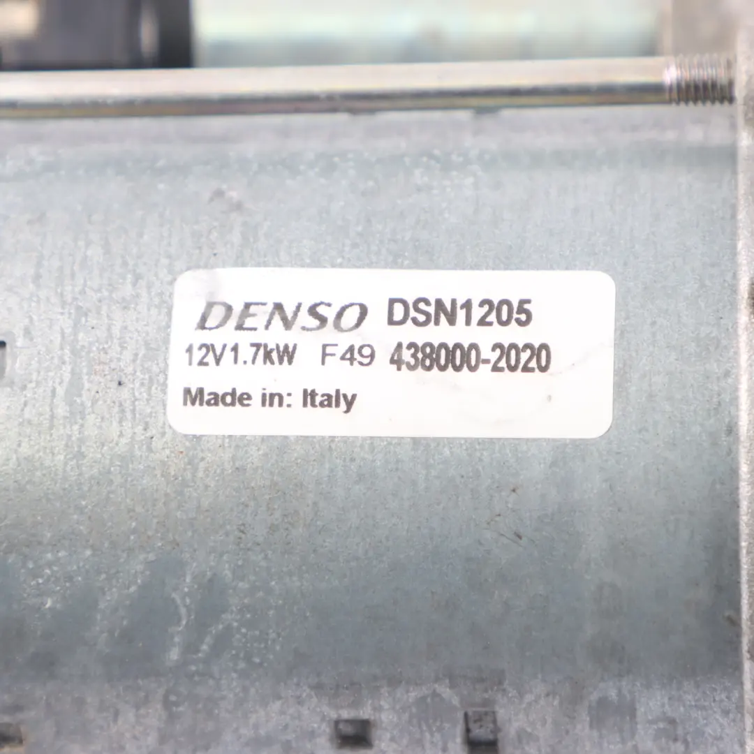 Starter Motor Mercedes W213 C238 C253 M274 Petrol Engine Actuator Denso DSN1205 to with Part number A2749062100 Starter Motor Mercedes W213 C238 C253 M274 Petrol Engine Actuator Denso DSN1205 - SKU A2749062100-1 - Part number A2749062100