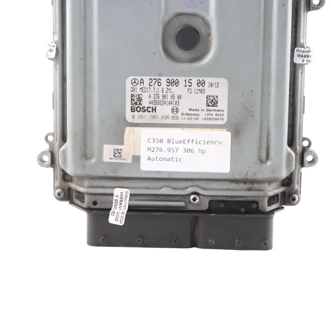 Mercedes W204 C350 276.957 306HP BE Engine Module ECU Automatic - SKU A2769001500 - Part number A2769001500