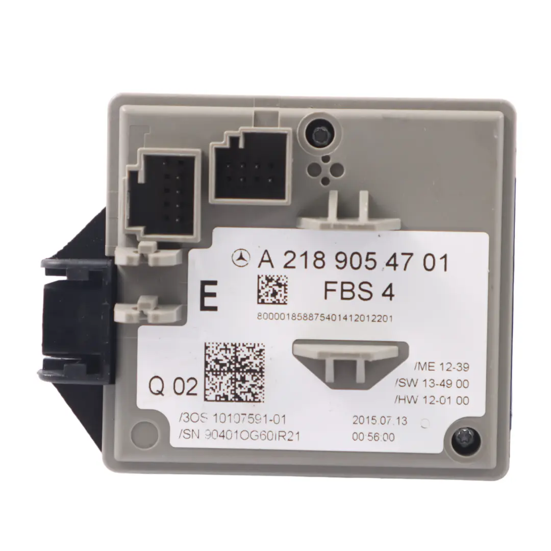 Mercedes C207 M276.850 E400 333HP Engine ECU Kit Key Ignition - SKU A2769007200-1 - Part number A2769007200