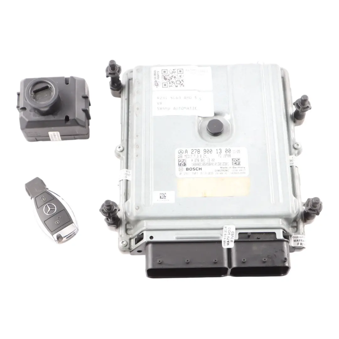 SL63 AMG M157.983 585HP Engine ECU Kit Ingition + Key to Mercedes R231 with Part number A2789001300 Mercedes R231 SL63 AMG M157.983 585HP Engine ECU Kit Ingition + Key - SKU A2789001300-1 - Part number A2789001300