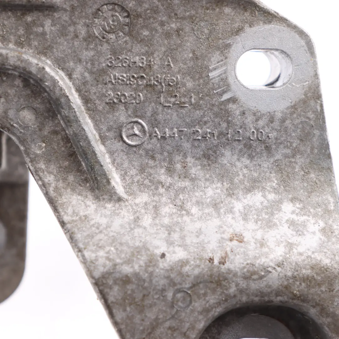 Mount Holder Carrier Support Front Right O/S to Mercedes W447 Engine with Part number A4472411200 Mercedes W447 Engine Mount Holder Carrier Support Front Right O/S - SKU A4472411200 - Part number A4472411200