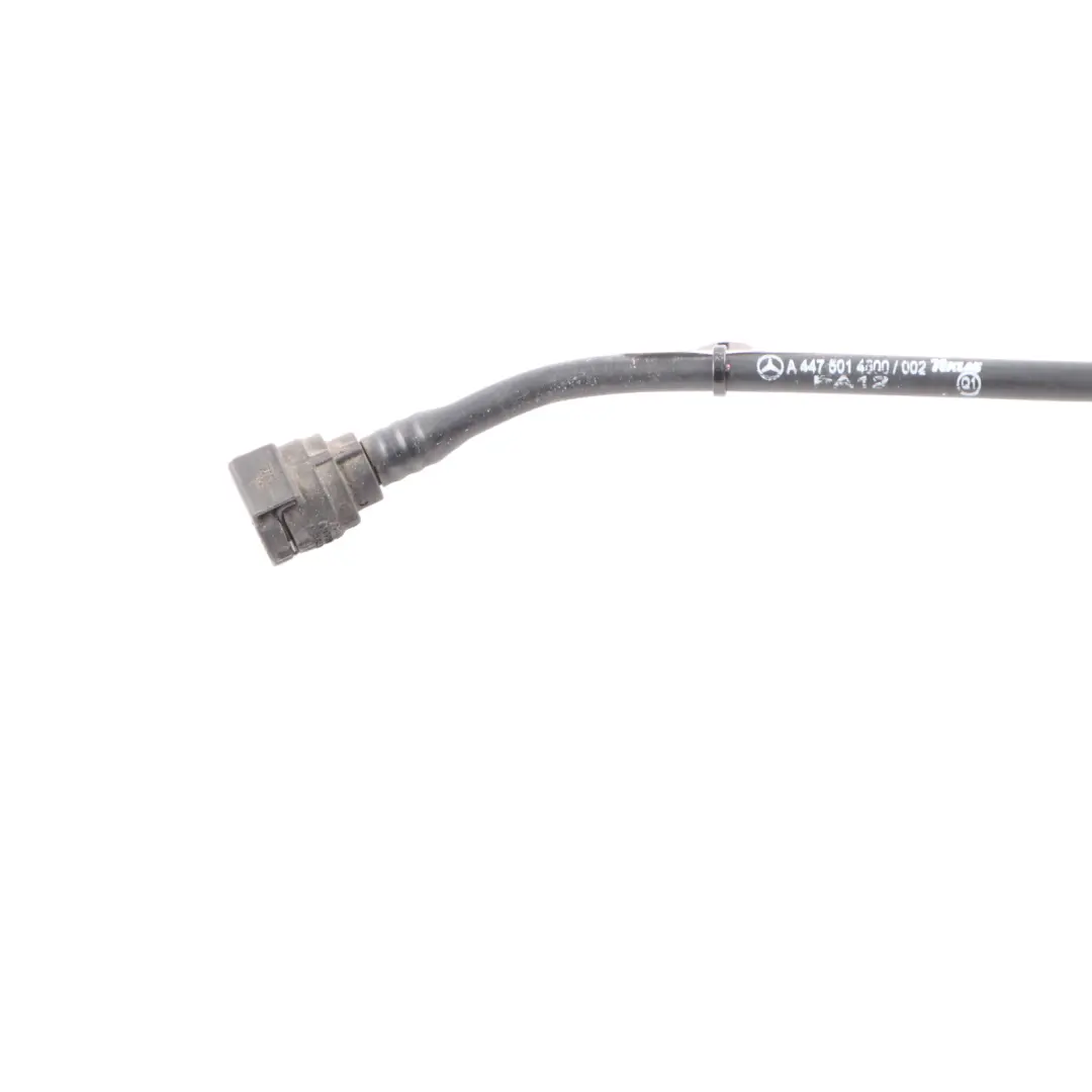 Radiator Coolant Hose Cooling Pipe Bleed Line to Mercedes W447 with Part number A4475014500 Mercedes W447 Radiator Coolant Hose Cooling Pipe Bleed Line - SKU A4475014500 - Part number A4475014500
