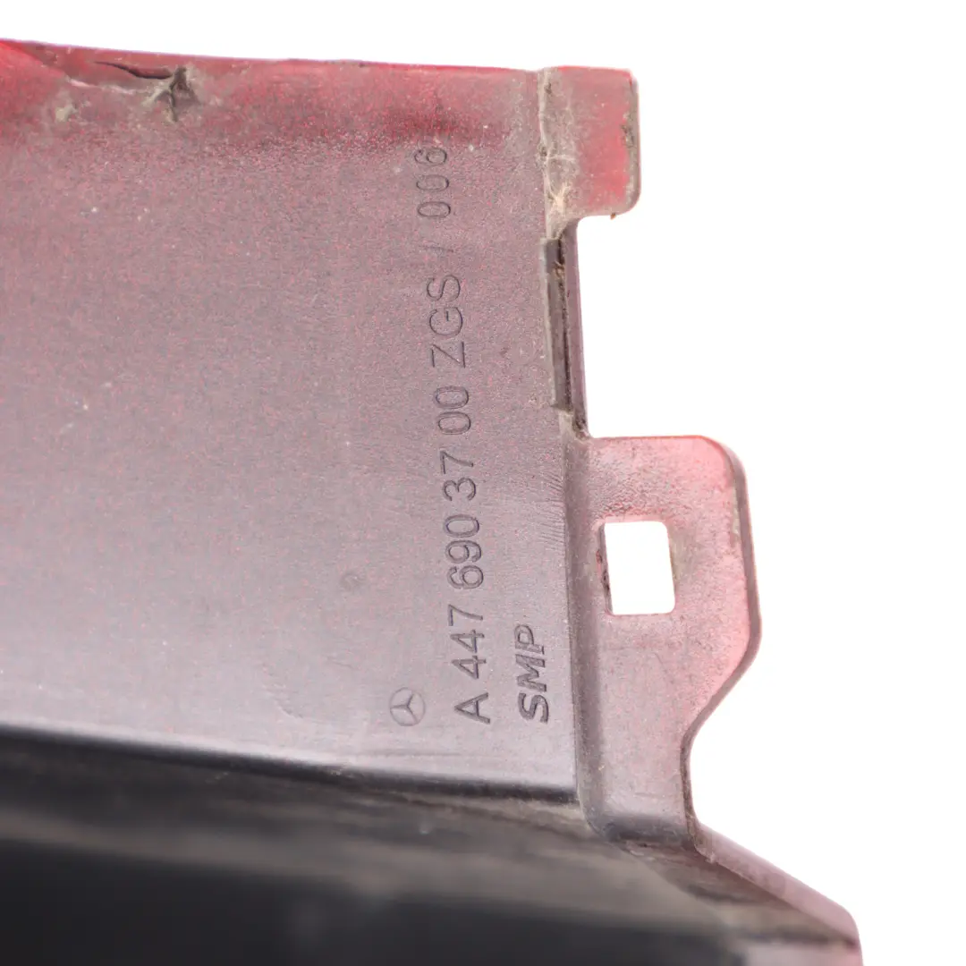 Lamp Light Bracket Cover Right O/S Hyacinth Red Metallic-334 to Mercedes W447 Rear with Part number A4476941725 Mercedes W447 Rear Lamp Light Bracket Cover Right O/S Hyacinth Red Metallic-334 - SKU A4476941725-HRE - Part number A4476941725