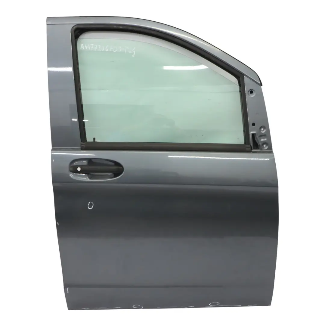 Door Front Right O/S V-Class Flint Grey Metallic - 368 to Mercedes Vito W447 with Part number A4477206700 Mercedes Vito W447 Door Front Right O/S V-Class Flint Grey Metallic - 368 - SKU A4477206700-FLG - Part number A4477206700
