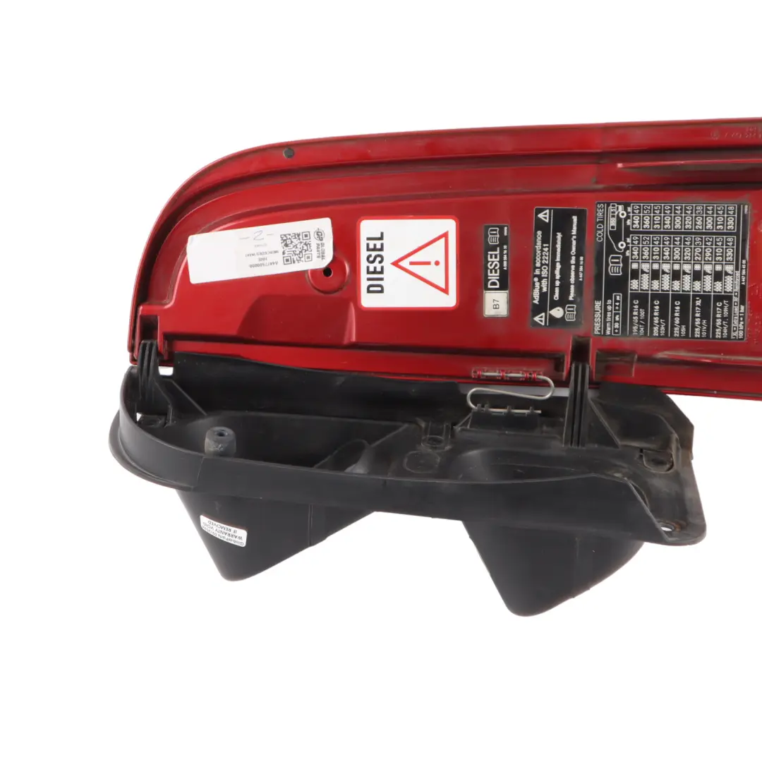 Mercedes W447 Fuel Flap Tank Cap Cover Trim Hyacinth Red - 334 - SKU A4477500000-HRE - Part number A4477500000