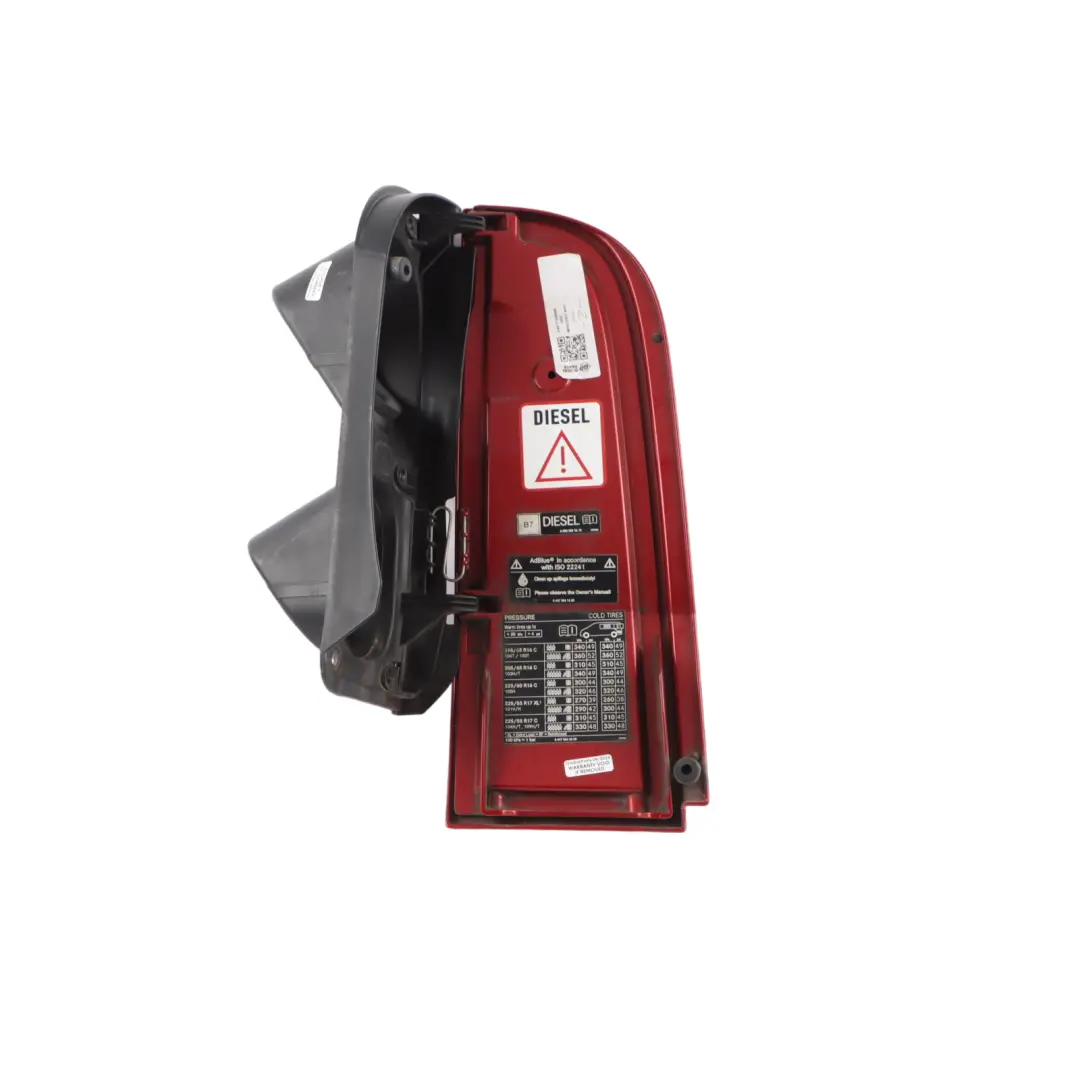 Flap Tank Cap Cover Trim Hyacinth Red - 334 to Mercedes W447 Fuel with Part number A4477500000 Mercedes W447 Fuel Flap Tank Cap Cover Trim Hyacinth Red - 334 - SKU A4477500000-HRE - Part number A4477500000