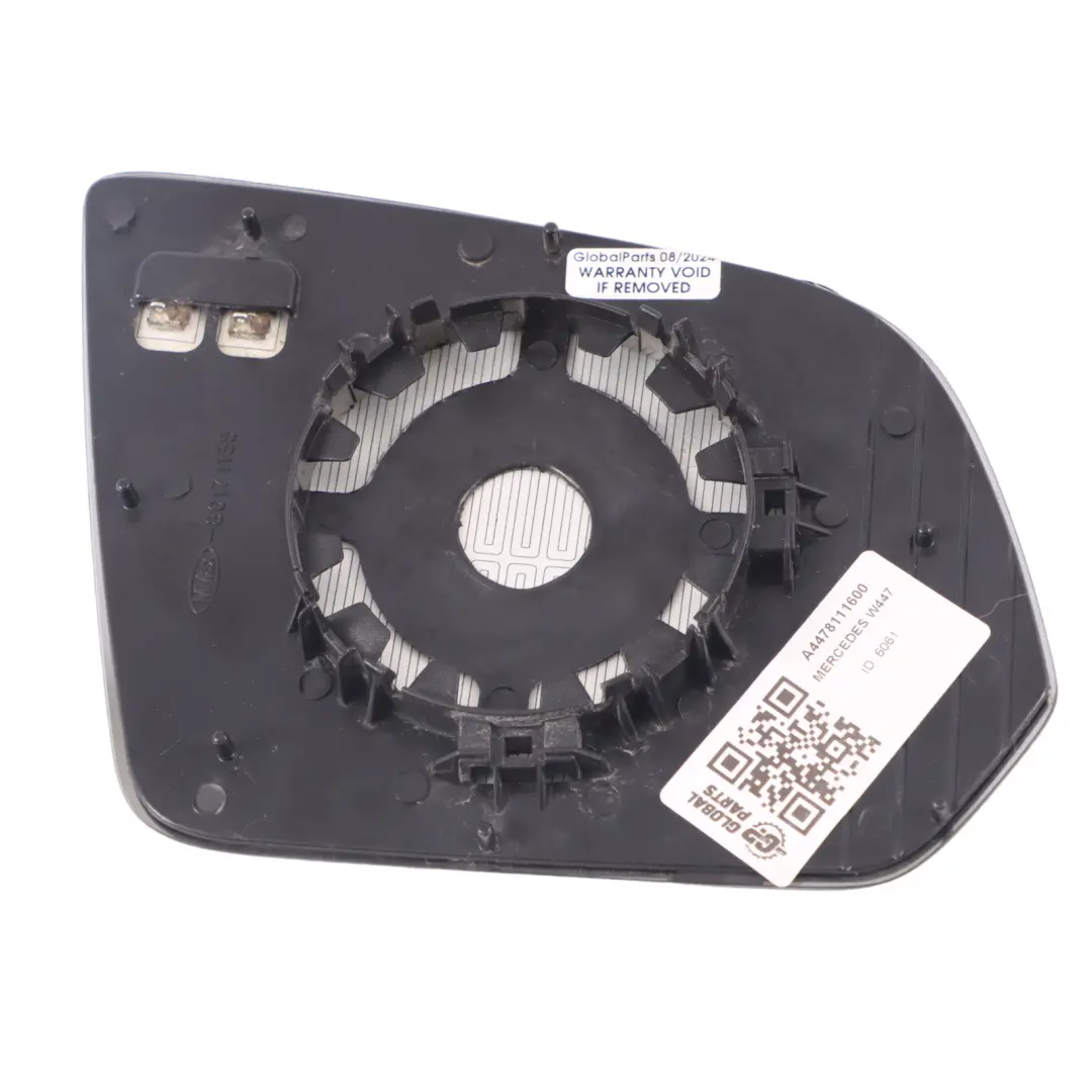 Mercedes W447 Specchio Retrovisore Ala Vetro Sinistro Regolabile - SKU A4478111600 - Numero di parte A4478111600