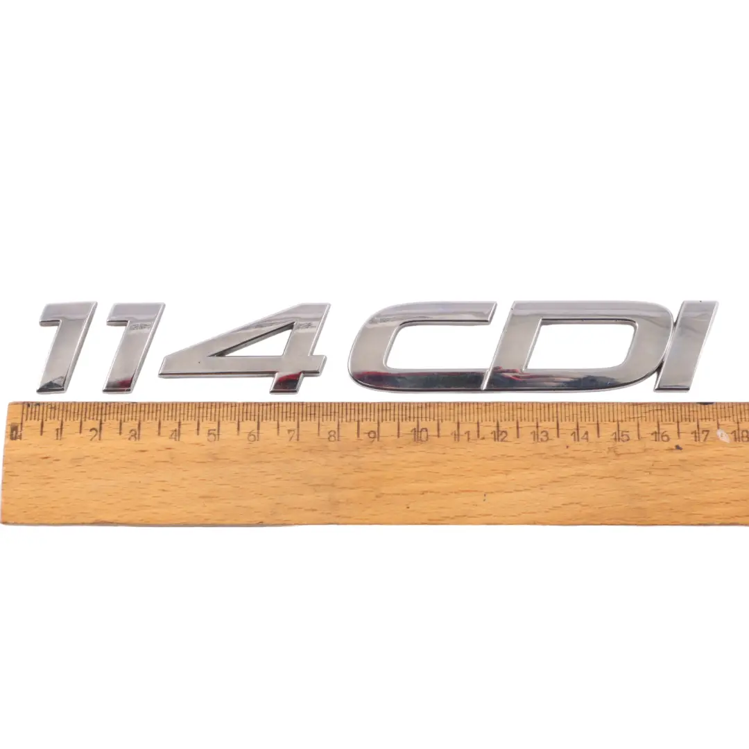 Emblema Porta Posteriore Logo 114 CDI per Mercedes Vito W447 con numero di parte A4478170314 Mercedes Vito W447 Emblema Porta Posteriore Logo 114 CDI - SKU A4478170314 - Numero di parte A4478170314