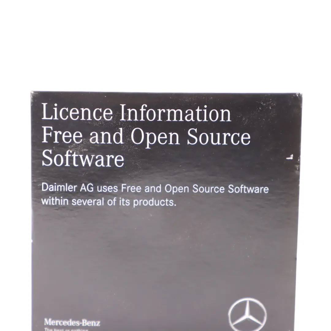 Source Software CD Licence Information to Mercedes Vito W447 Open with Part number A4478272100 Mercedes Vito W447 Open Source Software CD Licence Information - SKU A4478272100 - Part number A4478272100